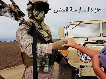 Arab termagant pays Turkish soldier just about a goat for his military perpetual