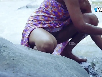 Slsexystrips' Desi Vilage gets a hot, wet and wild massage with a big load of cum to share