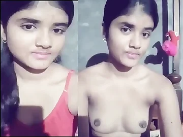 Desi teen hooks up naked for hot plus steamy paramour display