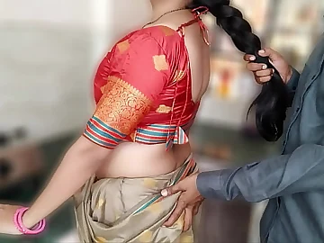 Sonu & Hunter's arch time in the kitchen: Obese boobs, doggystyle, and creampie galore!