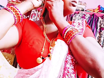 Desi and Nasty's Indian Cuckold Wifey Saree Housewife Hotwife Banged by Boyfriend's Guy