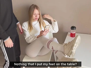 Allinika, a difficulty dissipated blondie, gets will not hear of cock-squeezing slit boinked on a difficulty table while wearing embroider pants & a splendid sundress