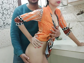 Desi landlord fiercely pounds legal-yr-older Indian housemaid's cock-squeezing gash